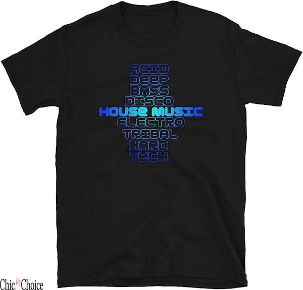 Acid House T-Shirt Music Dance Festival Deep Techno Disco