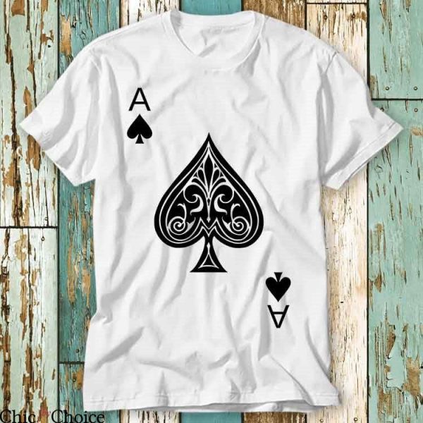 Ace Of Spades T Shirt Poker Lucky Playing Card T Shirt