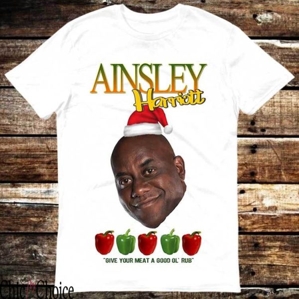 Ainsley Harriott T-Shirt Have Jolly Christmas Aesthetic