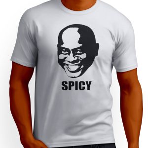 Ainsley Harriott T-Shirt Spicy Cant Cook Wont Funny Meme