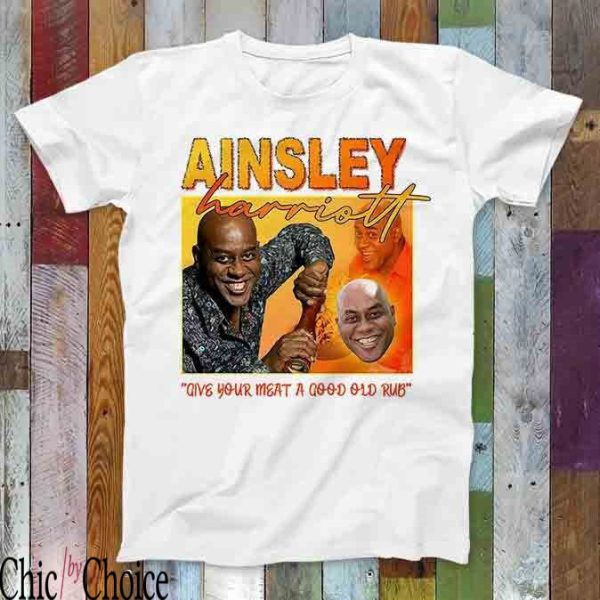 Ainsley Harriott T-Shirt Spicy Give Your Meat A Good Old Rub