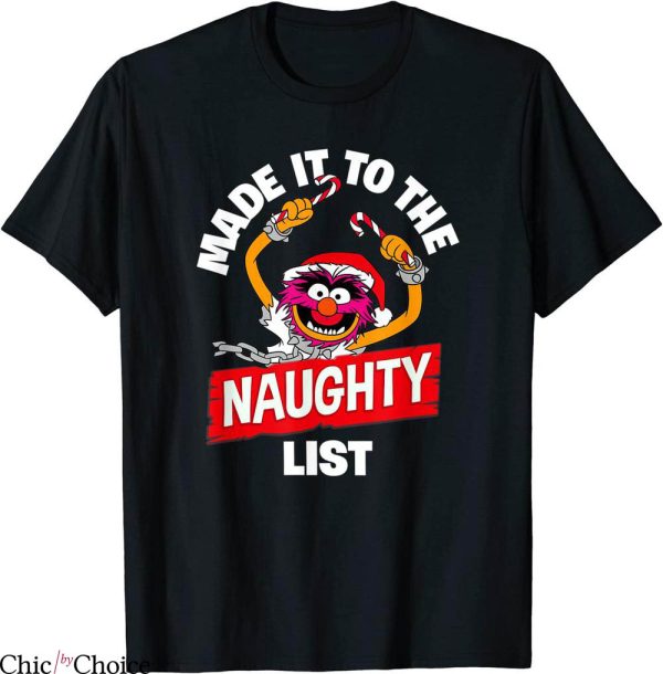 Animal Muppets T-Shirt Disney Animal Made The Naughty List