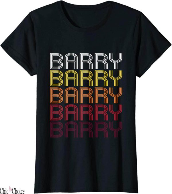 Barry Sheene T-Shirt Sheene Retro Wordmark Pattern Vintage