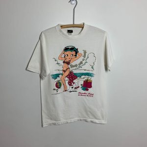 Betty Boop T Shirt Beach Boop Oop A Doop Music Shirt