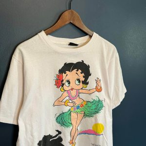 Betty Boop T Shirt Vintage 90s Hawaiian Hula Shirt