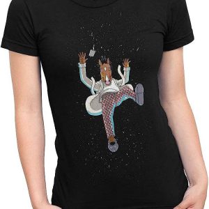 Bojack Horseman T-Shirt Falling In Space Graphic