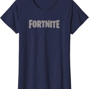 Born To Play Fortnite T-Shirt Greyscale Classic Logo