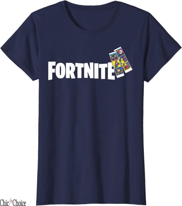 Born To Play Fortnite T-Shirt Photo Strip And Logo