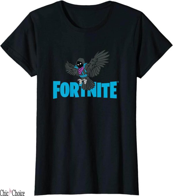 Born To Play Fortnite T-Shirt Raven Logo