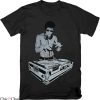 Bruce Lee DJ T-Shirt DJ Lee Funny Fighter Warrior Tee