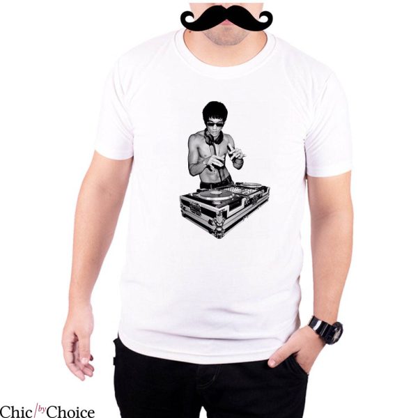 Bruce Lee DJ T-Shirt Mooch Wale BArtist Kung Fu Icon