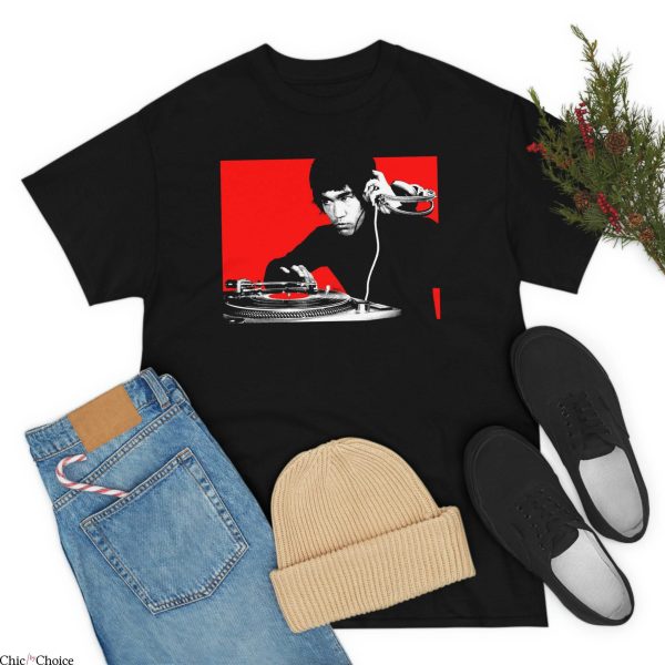 Bruce Lee DJ T-Shirt Vinyl Artist Kung Fu Icon Trendy Tee