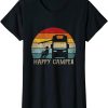 Camper Van T-Shirt Happy RV Camping Retro Sun 70s 80s