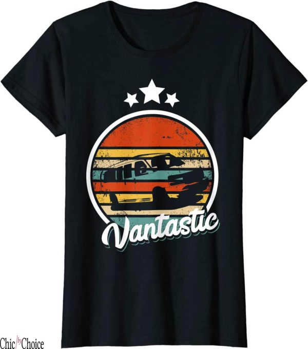 Camper Van T-Shirt Retro Life Vantastic Vintage Vanlife