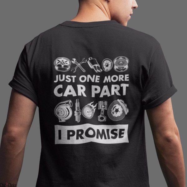 Champion Spark Plug T-Shirt Just More Part Promise Mechanic