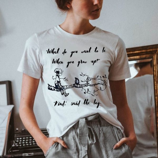 Charlie Mackesy T-Shirt Folk Tale Charlie Quote The Boy