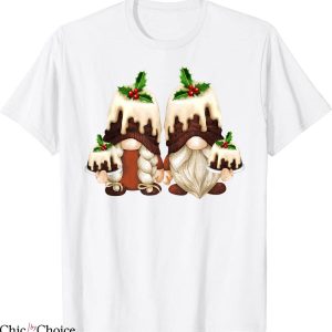 Christmas Pudding T-Shirt Cute Xmas Family Holiday Pudding