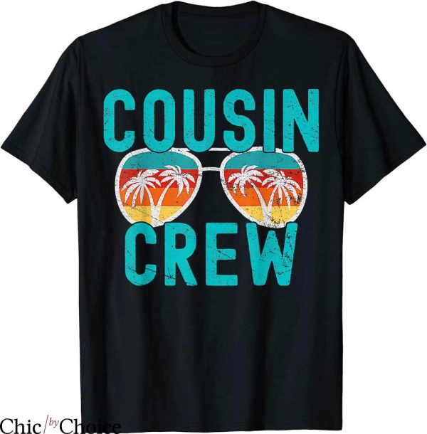 Cousin Crew T-Shirt Family Summer Vacation Beach Sunglasses