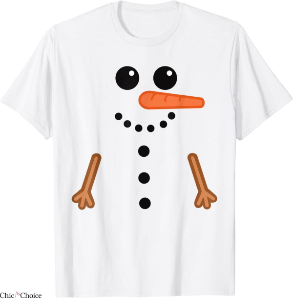 Cute Snowman Costume Winter T-Shirt