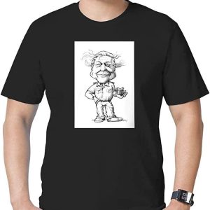 David Attenborough T-Shirt CafePress British Na T Semi-Fit