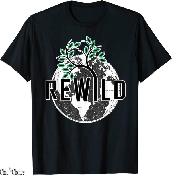 David Attenborough T-Shirt Rewild Save Earth Environmental Gifts