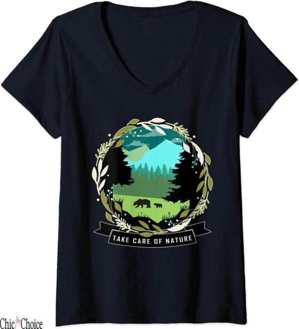 David Attenborough T-Shirt Take Care of Nature Save Earth