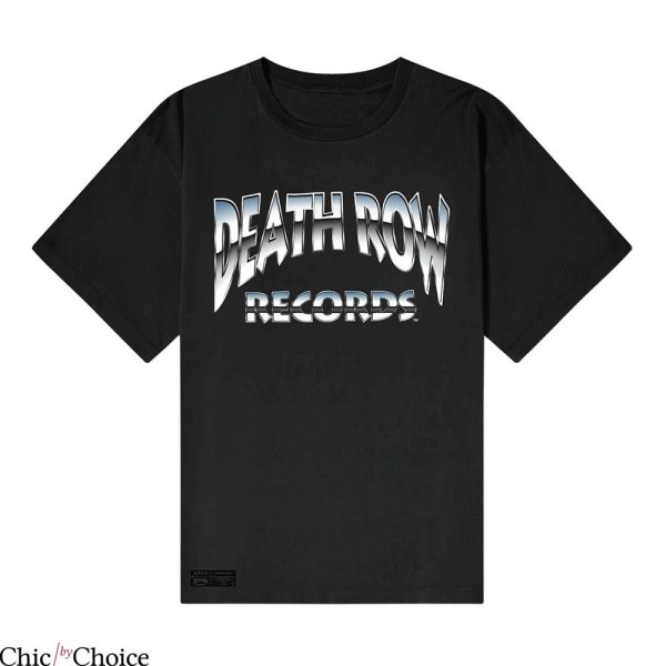 Death Row T-Shirt Chrome Logo West Coast Hip-Hop Album