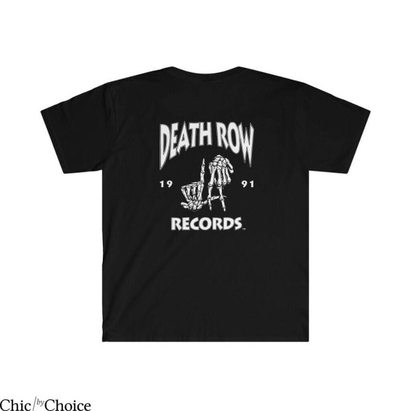 Death Row T-Shirt West Coast Hip-Hop Albums Vintage Tee