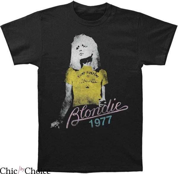 Debbie Harry T-shirt Blondie 1977 In The Concert For Fan
