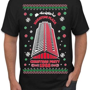 Die Hard T-Shirt Xmas Party Colorful Nakatomi Plaza Survivor