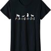 Dog And Human Matching T-Shirt Cute Lover Paw Print Graphic