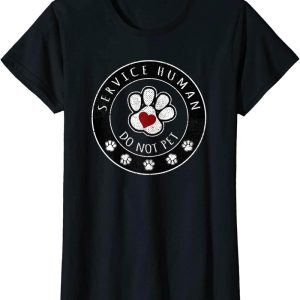 Dog And Human Matching T-Shirt Service Do Not Lovers Heart