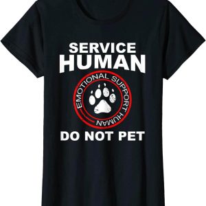 Dog And Human Matching T-Shirt Service Emotional Support