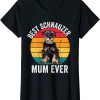 Dog Mum T-Shirt Mini Miniature Schnauzer Mum Schnauzer Lover