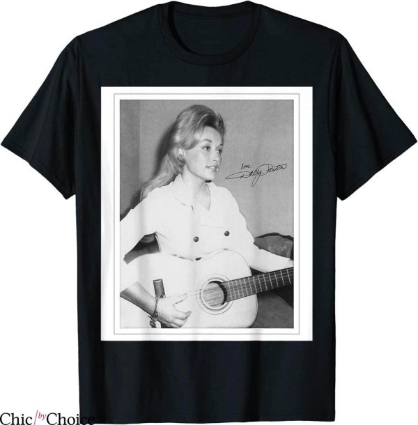 Dolly Parton T-Shirt Vintage Polaroid Country Music Star
