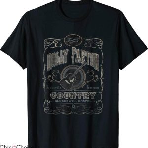 Dolly Parton T-Shirt Whiskey Label Country Music Vintage Tee