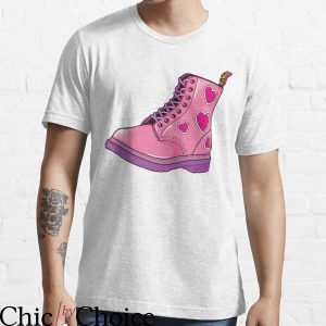 Dr Marten T-Shirt Pink Heart Dr Martens For Pretty Girls