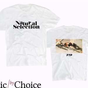 FTP Columbine T-Shirt Natural Selection FTP Front And Back