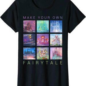 Fairytale Of New York T-Shirt Disney Princess Castles Make