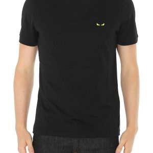 Fendi Eyes T-Shirt Bug Eyes Embroidery Cool Trendy Tee