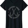 Fishing Funny T-Shirt Fisherman Support Your Local Hookers