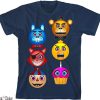 Five Nights At Freddys T-Shirt Animatronic Character Heads