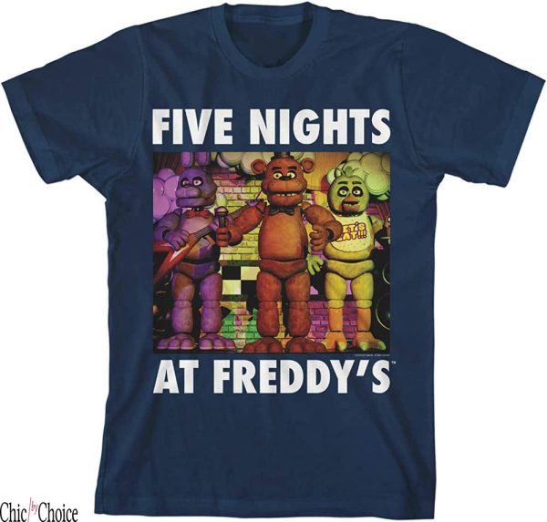 Five Nights At Freddys T-Shirt Animatronic Characters