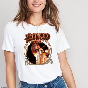 Fleetwood Mac T-Shirt Vintage Band Floral Rock And Roll