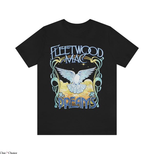 Fleetwood Mac T-Shirt Vintage Retro Rock And Roll Band