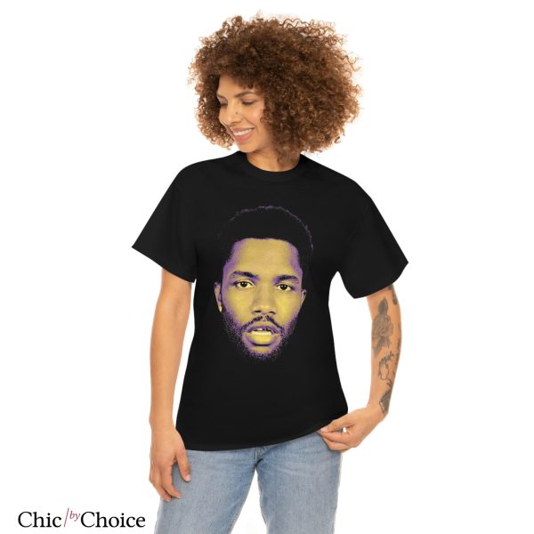 Frank Ocean T Shirt Yellow Purple Graphic Rap Retro Shirt