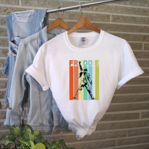 Freddie Mercury T Shirt Rainbow Gift Shirt Music Gift Shirt