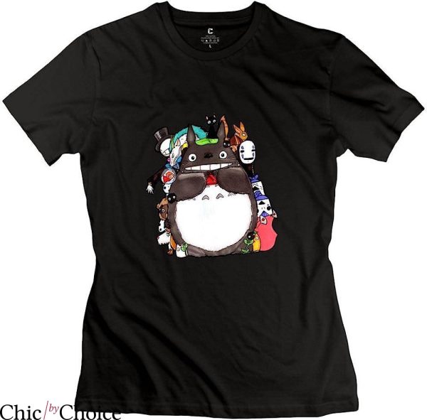 Studio Ghibli T-Shirt Spirited Away And Totoro Character