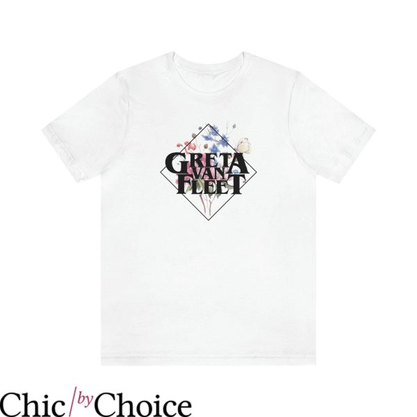 Greta Van Fleet T-Shirt Necklace Strange Horizons Poster