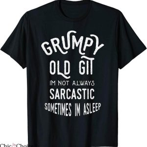 Grumpy Old Git T-Shirt Motorcycle Idea Humor Vintage